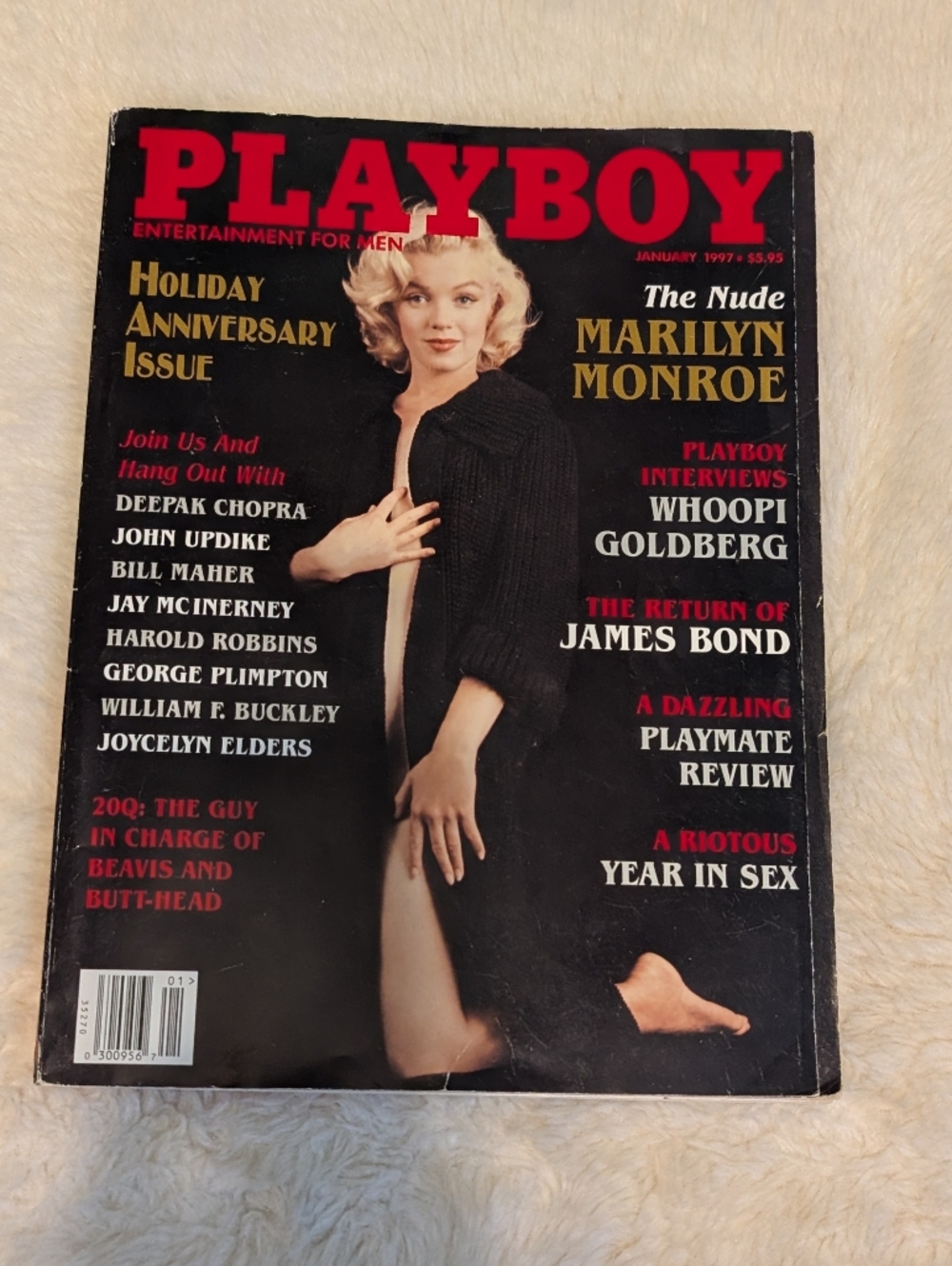 PLAYBOY 1997 Holiday Anniversary Issue Marilyn Monroe